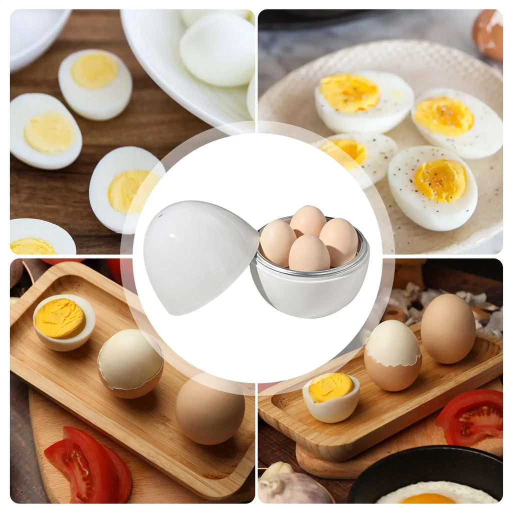 Microwave egg cooker Microwave Egg Boiler Egg Steamer Hard Soft Boiled Eggs cooker for Quick Egg Boiling Cooking Kitchen Gadgets