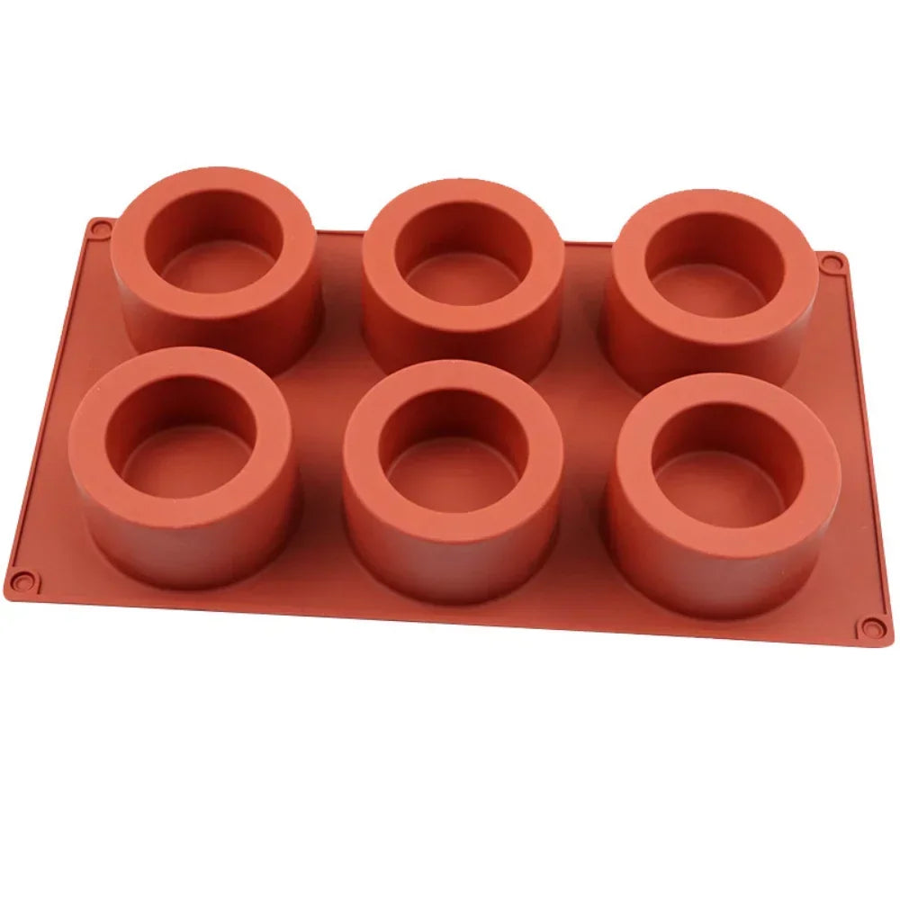Round Cake Mold Cake Decorating Moulds Silicone Mold Baking Tools for Cakes Mousse Soap Molds 3D Cake Tray Kitchen Baking Pan