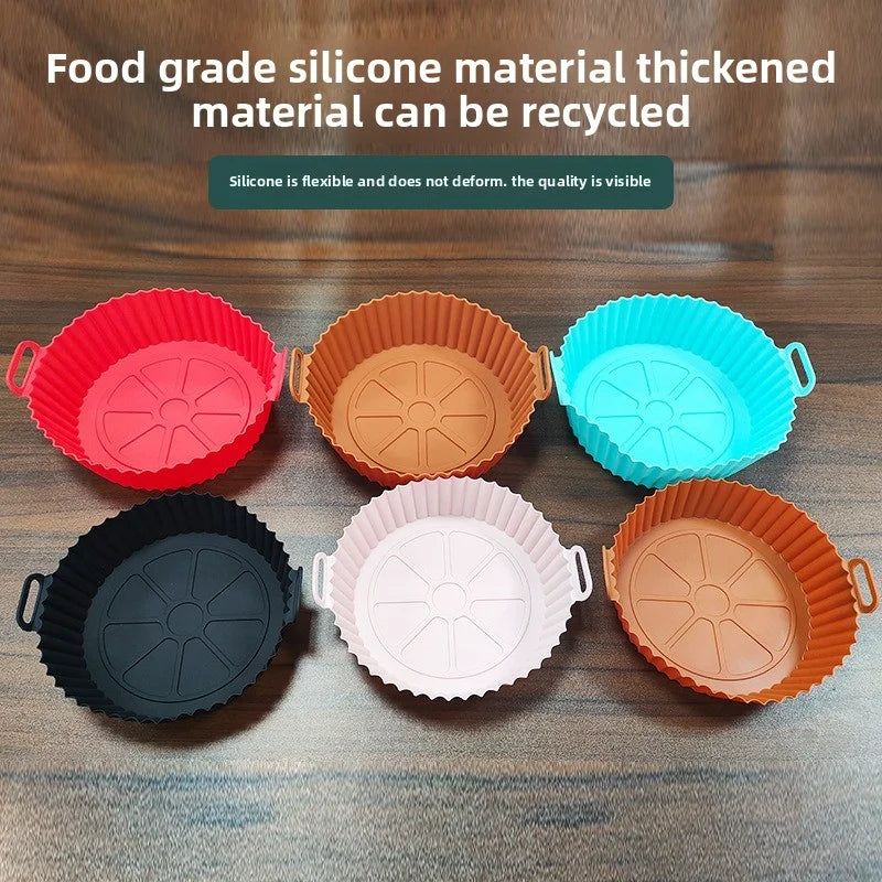 Silicone Baking Mold Set for Air Fryer, Cake Decorating Tools, Muffin Pans, Kitchen Utensils & Aerogrill Accessories