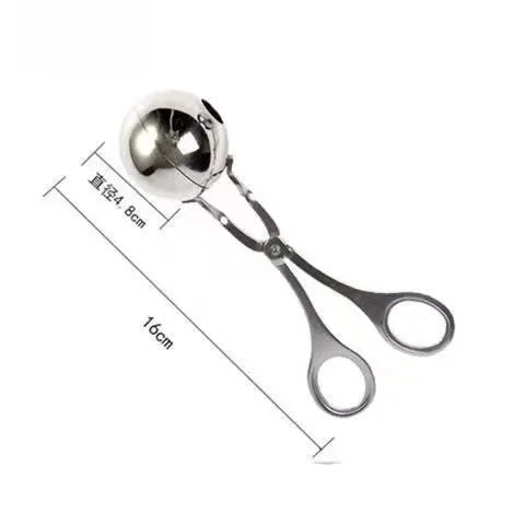 Stainless steel meatball holder, meatball maker, home kitchen tool, meatball squeezer, dumpling mold