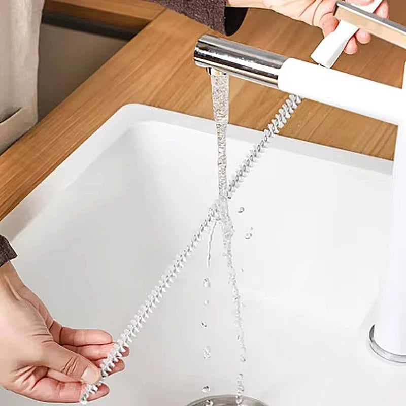 Drain Clog Remover Brush Bendable Sink Sewer Cleaning Tool 1Pc