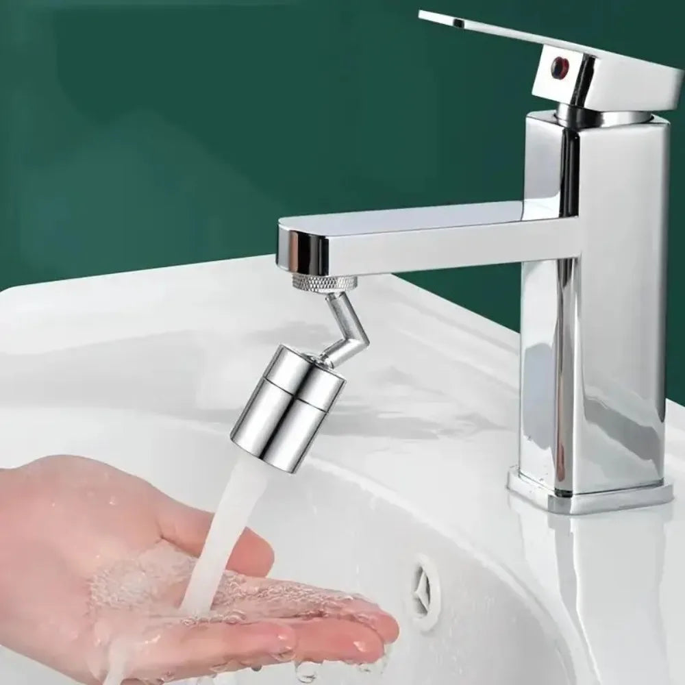 720 Degree Rotating Universal Faucet Extender Adapter Single Mode Splash Proof Kitchen Bathroom Faucet Bubbler Nozzle