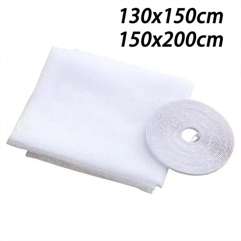 1PC No Drilling Self-Adhesive Window Mosquito Net, Anti-Mosquito Screen for Bedroom, Kitchen & Outdoor Use