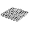 Air Fryer Silicone Waffle Mold, 17cm Square Non-Stick Baking Tray, Reusable 4-Cavity Silicone Mold for Waffles, Pancakes