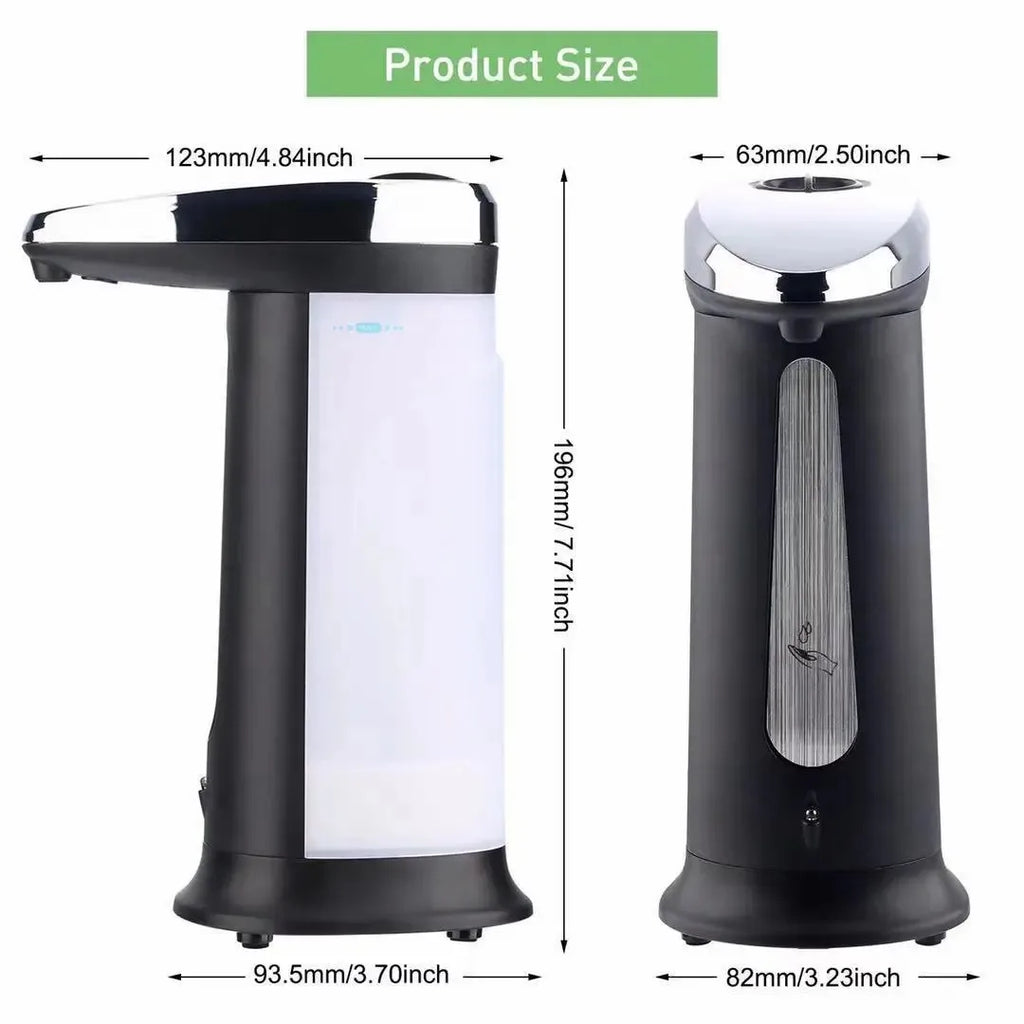 D2 Cute Portable Automatic Liquid Soap Dispenser Bathroom Kitchen Kid Touchless Induction Foam Bubble Antiseptic Hands Washer