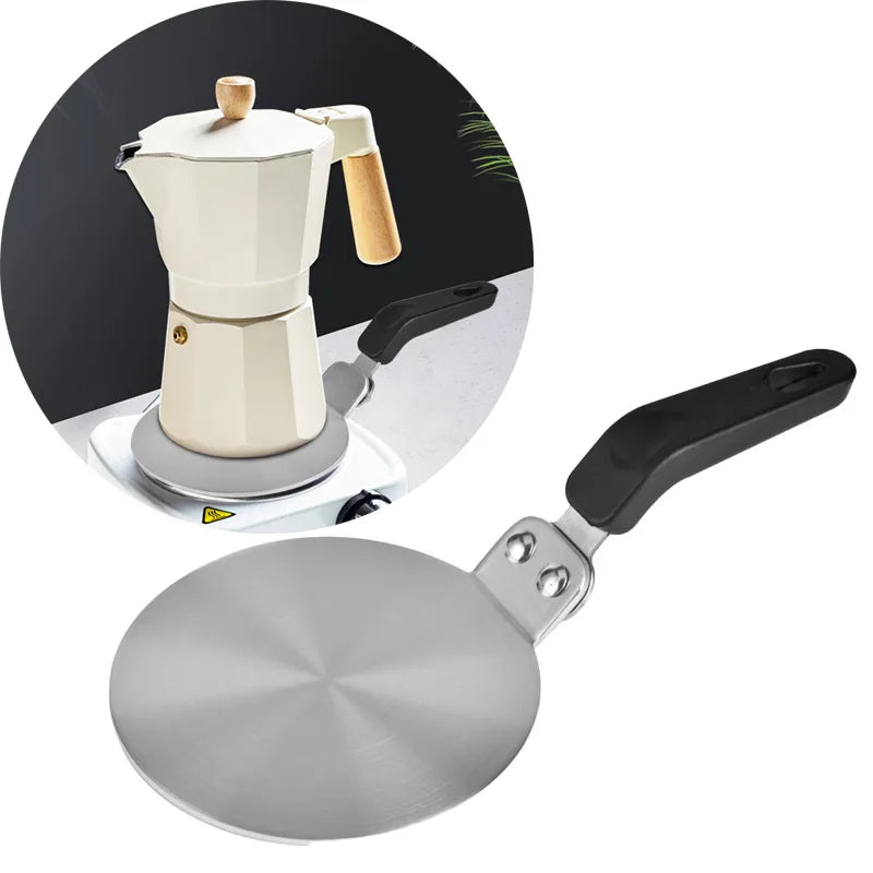 Heat Diffuser Cooking Induction Adapter, Coffee Kettle Stovetop Electric Gas Plate Board Heat Conduction Plate Kitchen Tools