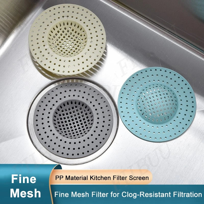 Kitchen Sink Filter Food Residue Filters Strainer Sewer Filtering Net Stopper Floor Drain Waste Collector Home Accessories