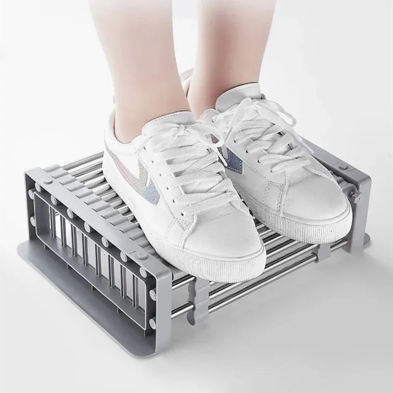 Kitchen Sink Drain Rack Stainless Steel Extendable Dish Drying Rack Drain basket Fruit Vegetable Washing Drainer Storage rack