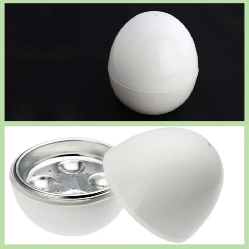 Capacity for 4 eggs Microwave Egg Steamer Boiler Cooker Easy Quick 5 Minutes Hard Or Soft Boiled Kitchen Cooking Tools