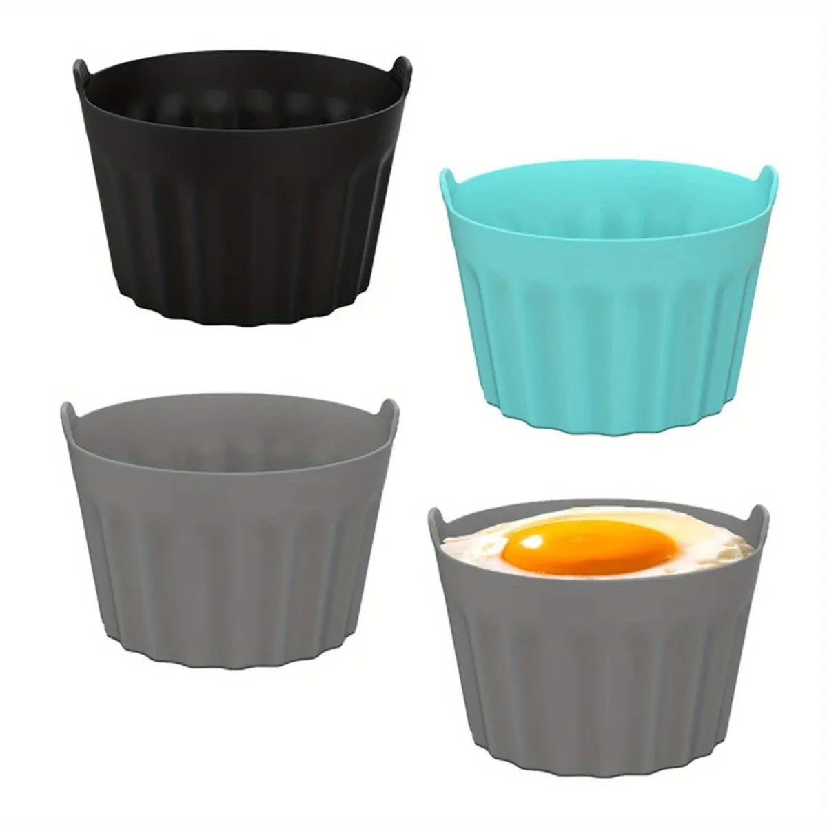 Silicone Mold Cake Bake Custard Pudding Mould Air Fryer Silicone Baking Cup Cake Mould