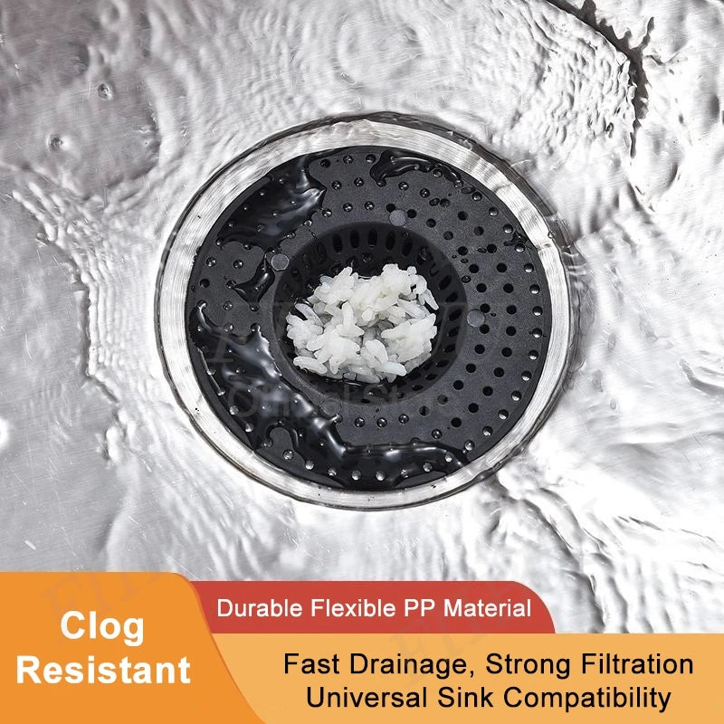 Kitchen Sink Filter Food Residue Filters Strainer Sewer Filtering Net Stopper Floor Drain Waste Collector Home Accessories