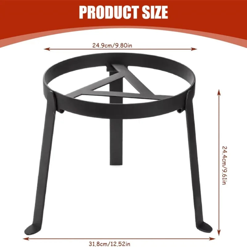 Cooking Tripod for Campfire, Folding Camping Tripod Grill Open Fire Cooking Stand, Heavy-Duty Tripod Stand for Campfire Cooking