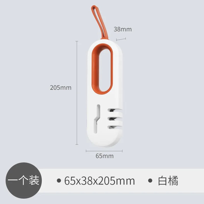 Multi-Functional Knife Sharpener Quick Sharpening 4 in 1 Handheld Knife Sharpener Stone - Non-slip Household Kitchen Accessories