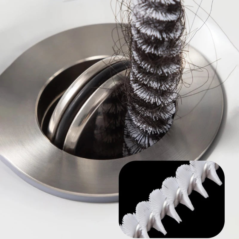 Drain Clog Remover Brush Bendable Sink Sewer Cleaning Tool 1Pc