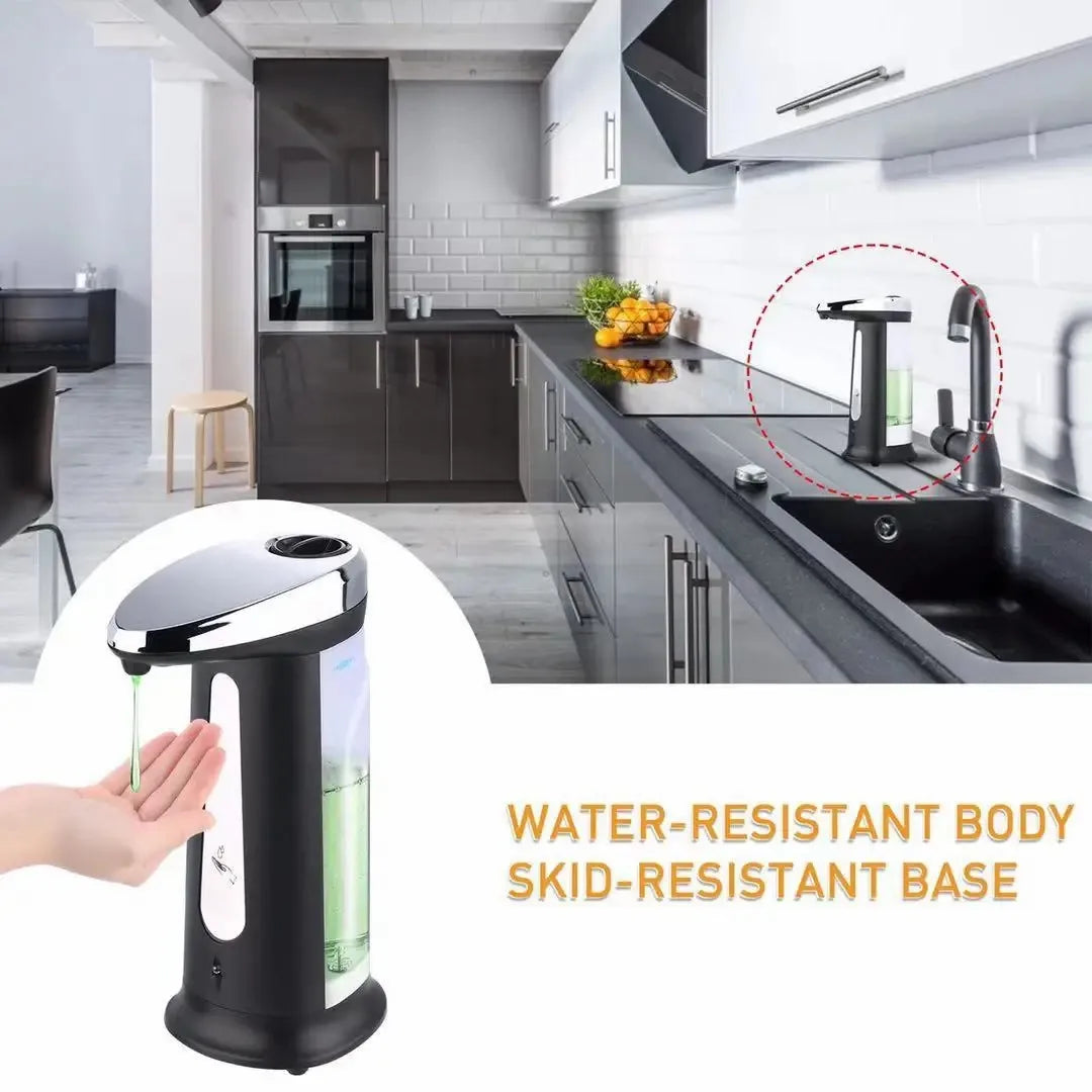 D2 Cute Portable Automatic Liquid Soap Dispenser Bathroom Kitchen Kid Touchless Induction Foam Bubble Antiseptic Hands Washer