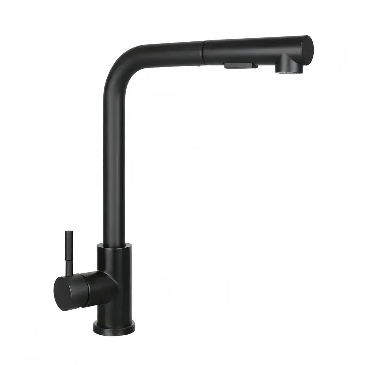 Black Pull Out Kitchen Sink Faucet Flexible 2 Modes Stream & Sprayer Nozzle Faucets Stainless Steel Hot Cold Wate Mixer Tap Deck
