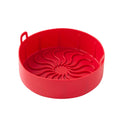 Airfryer Silicone Basket Reusable Baking Tray Silicone Mold For Airfryer Pizza Fried Chicken Basket Air Fryer Liners Accessories
