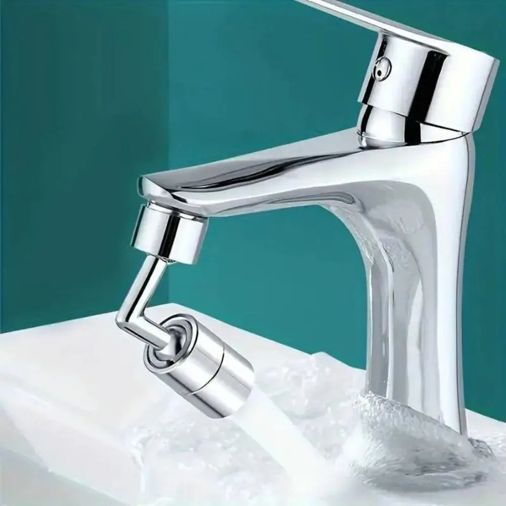 720 Degree Rotating Universal Faucet Extender Adapter Single Mode Splash Proof Kitchen Bathroom Faucet Bubbler Nozzle