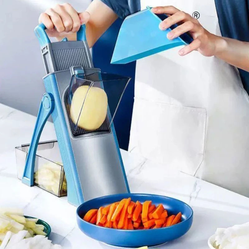 Multifunctional Vegetable Cutter Manual Slicer Shredder Grater Commercial Home Kitchen Chopper Gadget