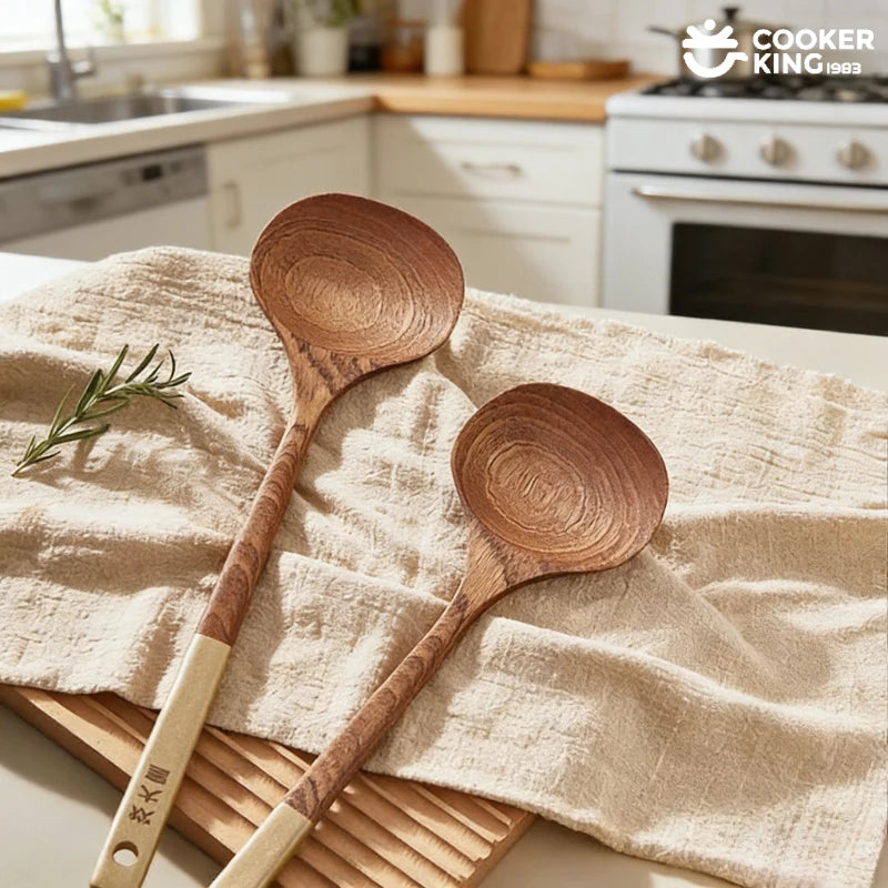 COOKER KING 35CM Mushroom Shaped Frying Spatula Kitchen Tools Cooking Spatula Kitchen Utensils Cooking Utensils Set Accessories
